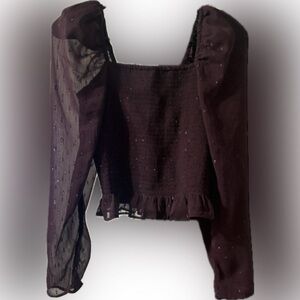 Express top - deep purple color